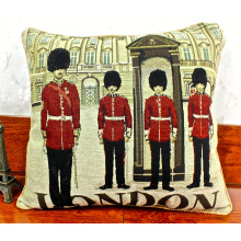 Jacquard Bedding Car Seat Message Cushion Cover